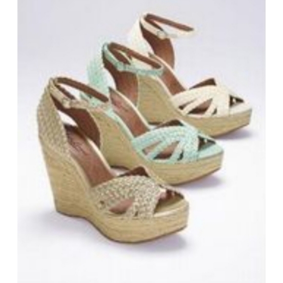 Lucky Brand Lainey Braided Jute Wedge Sandal - Picture 2 of 16
